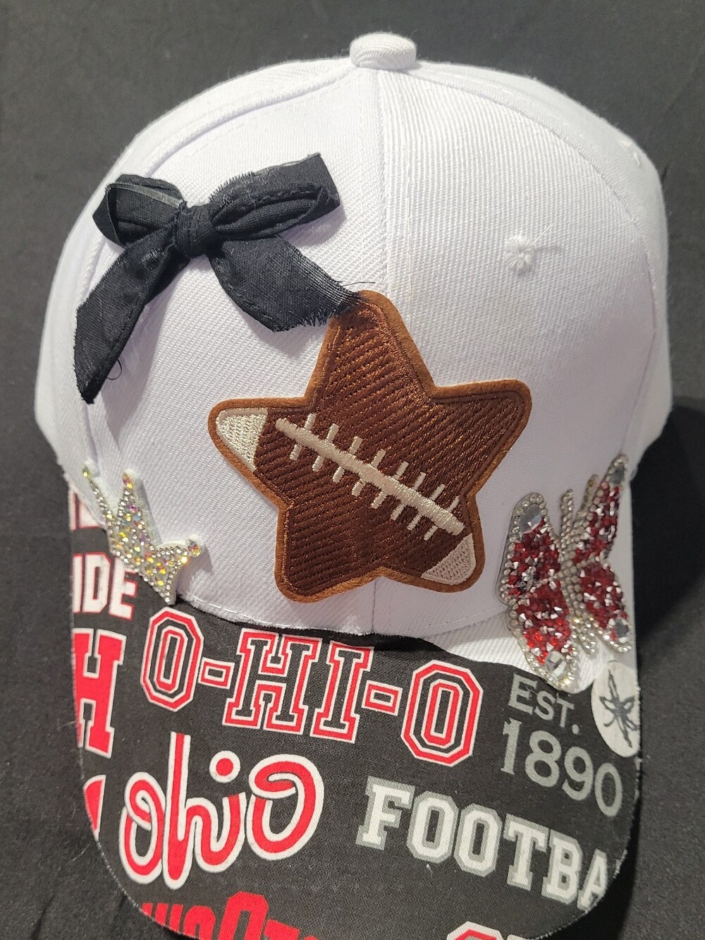 Hand Crafted OSU football Themed Hat